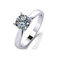 buy platinum 1ct moissanite solitaire ring 5f2177301fadd