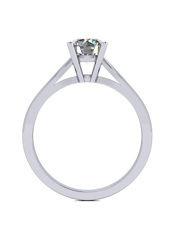 buy platinum 1ct moissanite solitaire ring 5f2177361637d