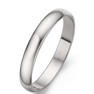 buy platinum d shaped wedding band 3 mm 5f1adf9567059