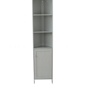buy portland tall corner bathroom cabinet grey 5f1a69d83740b
