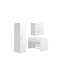 buy portofino cot bed dresser and single wardrobe white 5f17bd6c8d226