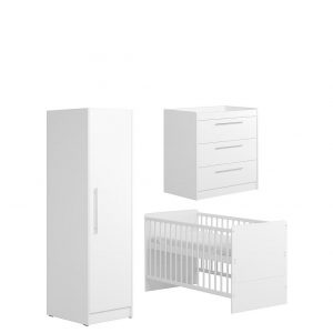 buy portofino cot bed dresser and single wardrobe white 5f17bd77d41d7