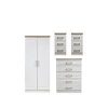 buy regent ready assembled 4 piece package 2 door wardrobe 5 drawer chest and 2 bedside chests 5f17bc058cbc9