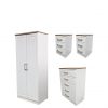 buy regent ready assembled 4 piece package 2 door wardrobe 5 drawer chest and 2 bedside chests 5f17bc0da9d00