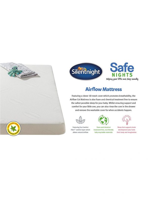 buy safe nights airflow cot mattress 60120 cm 5f1a59ecd2730