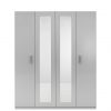 buy sanford 4 door high gloss mirrored wardrobe 5f1fa00628d94