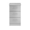 buy sanford ready assembled high gloss 3 drawer bedside chest 5f190a54a5b99