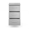 buy sanford ready assembled high gloss 3 drawer bedside chest 5f190a63670c8