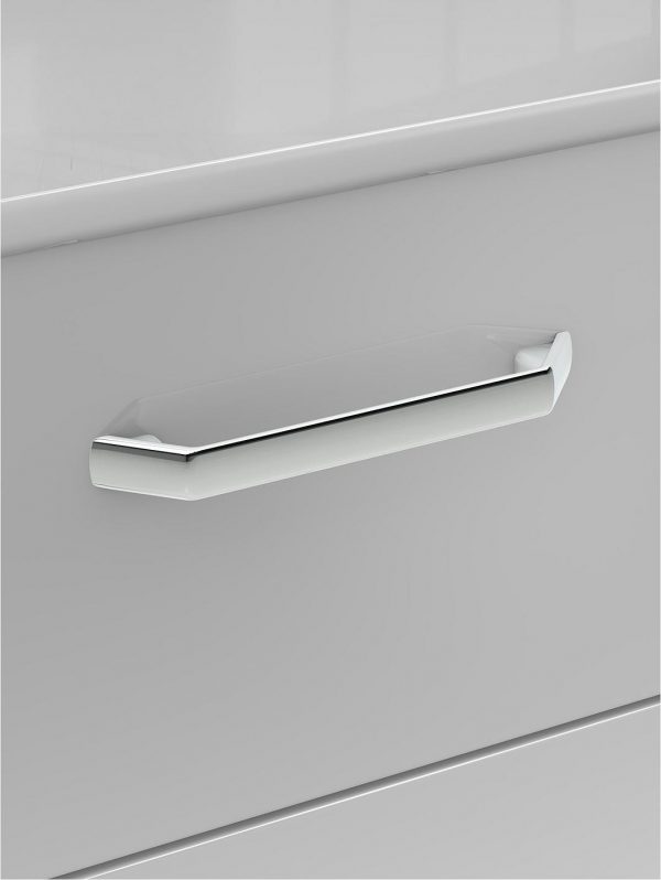 buy sanford ready assembled high gloss 3 drawer bedside chest 5f190a64ce665