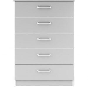 buy sanford ready assembled high gloss 5 drawer chest 5f190ac3b7f10