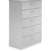 buy sanford ready assembled high gloss 5 drawer chest 5f190ac5e7e16
