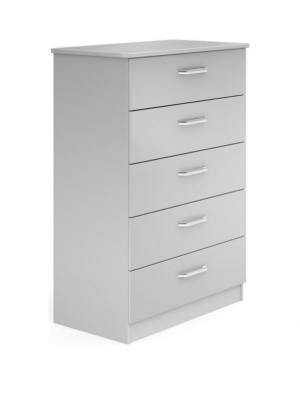 buy sanford ready assembled high gloss 5 drawer chest 5f190ac5e7e16