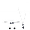 buy sapphire and crystal twist drop jewellery set 5f186964d4902