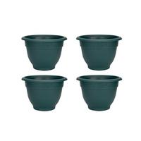buy set of 4 green 48cm round bell planters 5f17d558c66a3