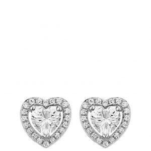 buy silver cubic zirconia heart earrings 5f16ee06df692