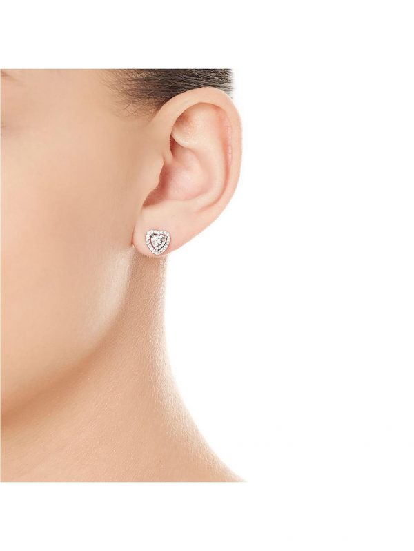 buy silver cubic zirconia heart earrings 5f16ee081a0cb