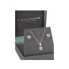 buy silver pave crystal heart earring and pendant set 5f186945946b2