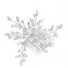 buy silver plated thea clear crystal bead spray hair comb 5f1b0f9acd242