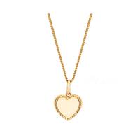 buy simply silver gold plated sterling silver personalised engravable beaded edge heart pendant 5f15c5b33ba77