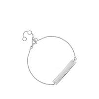 buy simply silver sterling silver personalised engravable bar bracelet 5f1718742ad68