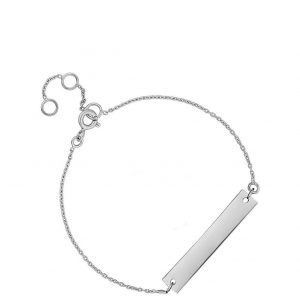 buy simply silver sterling silver personalised engravable bar bracelet 5f171878633e6