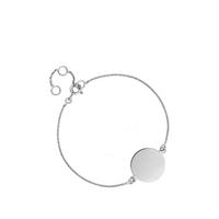 buy simply silver sterling silver personalised engravable disc bracelet 5f17184eb22d9