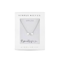 buy simply silver triple heart pendant in gift box 5f186a064841d