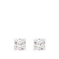 buy sterling silver 5mm princess cut cubic zirconia stud earrings 5f16ed86e7456