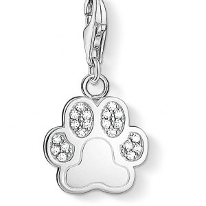 buy sterling silver and cubic zirconia charm club paw charm 5f171465cbf4a