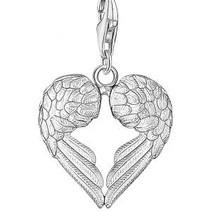 buy sterling silver charm club angel wings heart charm 5f17144119281