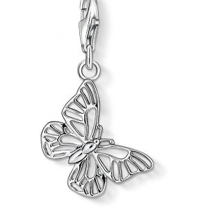 buy sterling silver charm club cut out butterfly charm 5f15c25df0c56