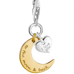 buy sterling silver charm club love you to the moon and back charm 5f1714b0150e9