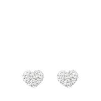 buy sterling silver crystal heart glitter studs 5f16ee1252ef1