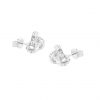 buy sterling silver crystal triple knot stud earrings 5f159b7b594ae