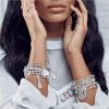 buy sterling silver cute charm puffed heart bracelet 5f183dbeab9ee