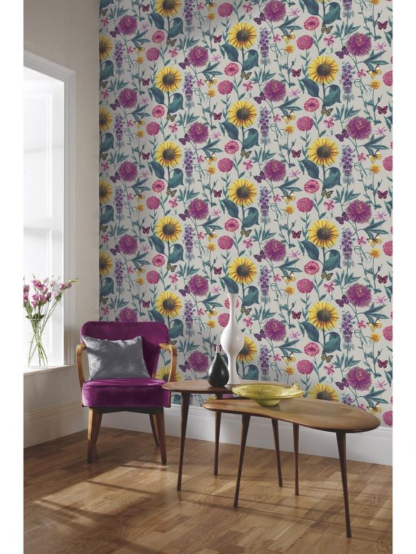 buy sunflower grey wallpaper 5f17d77ad1a11