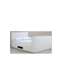 buy talbot faux leather tv bed frame with mattress options buy and save 5f1906d41cddf