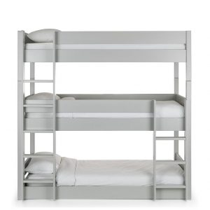 buy trio triple stacker bunk bed grey 5f190756c0f84