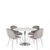 buy trumpet 116 5 cm dining table 4 penny velvet chairs 5f1a67a5e4850