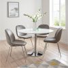 buy trumpet 116 5 cm dining table 4 penny velvet chairs 5f1a67a920dcd
