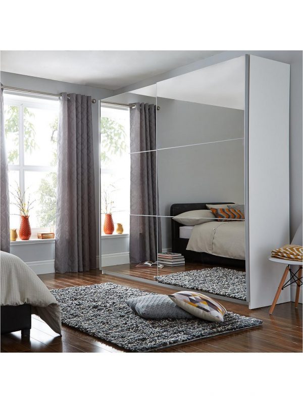 buy universal large sliding door mirrored wardrobe 5f190881cccf7