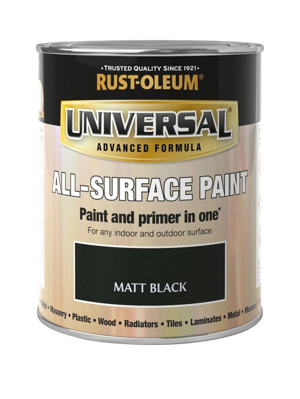 buy universal metal and all surface paint matt black 750ml 5f19285934980