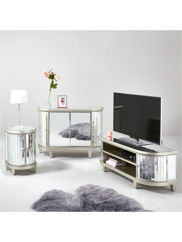 buy venetian 4 door curved glass sideboard 5f17c5b3f2505