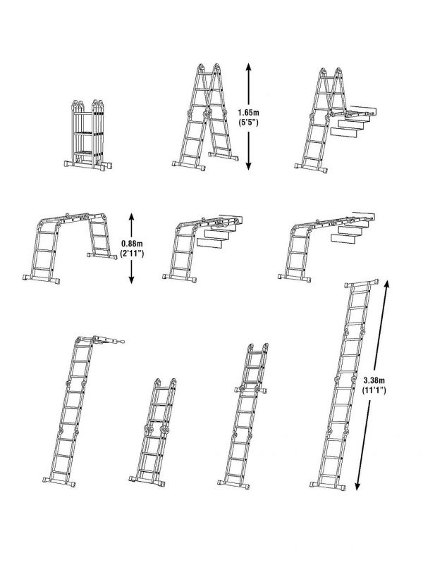 buy werner 12 way combination ladder 5f1a75fe35d18