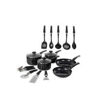 selling 14 piece cookware set in black 5f05b23816489
