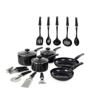 selling 14 piece cookware set in black 5f05b23d4d837