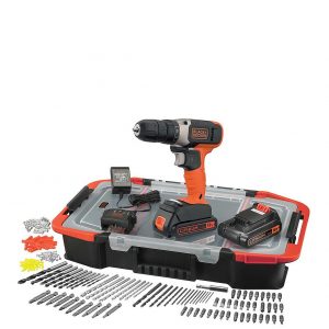 selling 18v lithium ion cordless drill drive with 2 batteries 165 accessories with kitbox 5f057bf3810f9