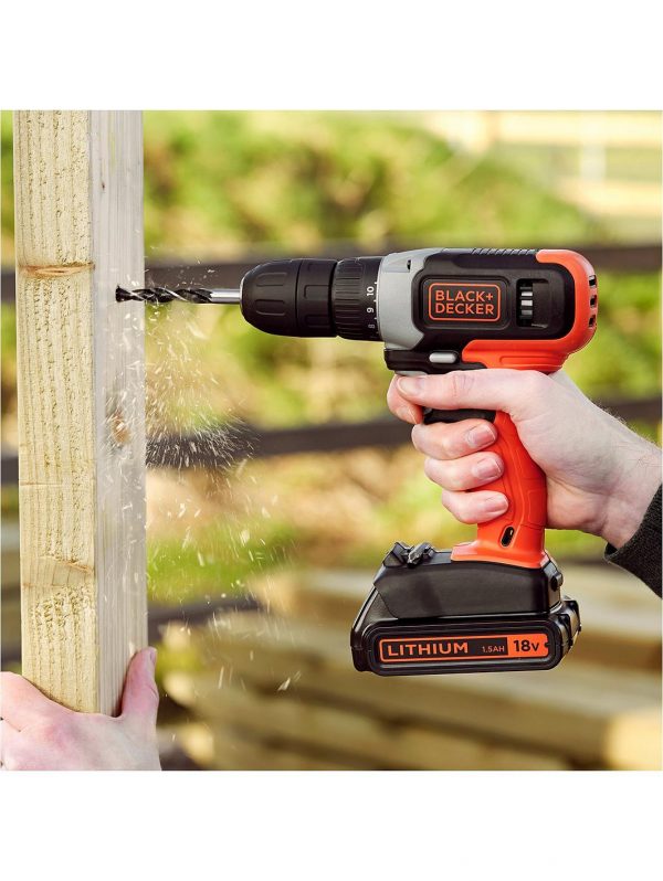 selling 18v lithium ion cordless drill drive with 2 batteries 165 accessories with kitbox 5f057bf73424e