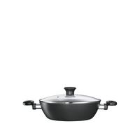 selling 26cm kadai and glass lid black 5f05b63551b8c