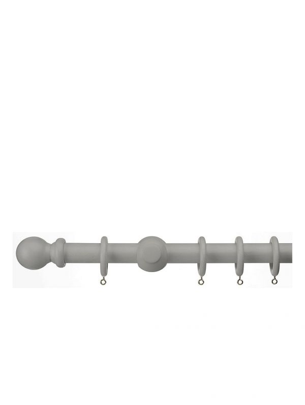 selling 28 mm ball finial wooden curtain pole 5f0197ef814d4